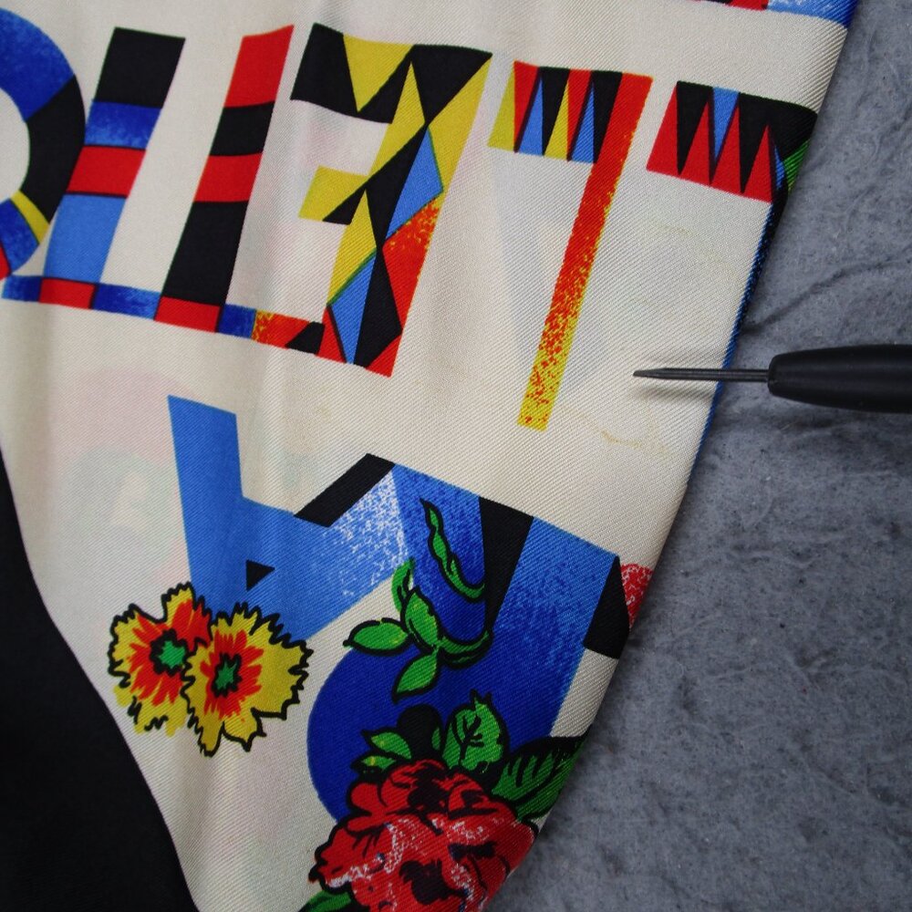 Gianni Versace Shirt Mens Large Opera Balleto Teatro Silk 90s Custom READ* - Picture 8 of 14